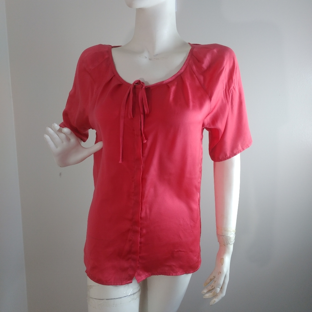 SmartSet Button Up Short Sleeve Shirt